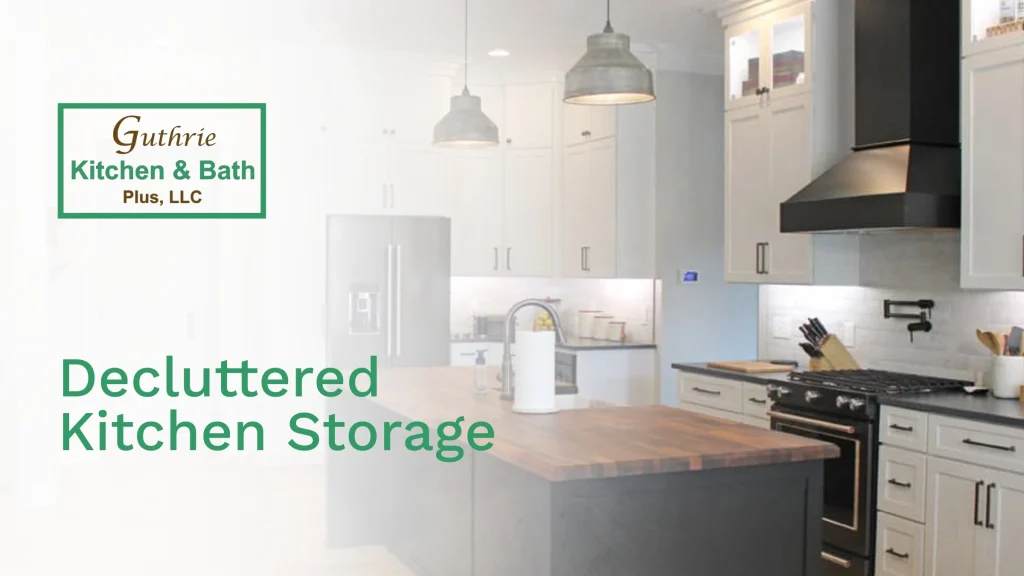 Declutter Your Kitchen Design with Storage Solutions Decluttered Kitchen Storage