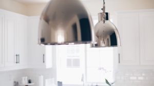 Contemporary Style Bath Design image by Guthrie Kitchen & Bath Plus Get the Size and Height Right on Island Pendants