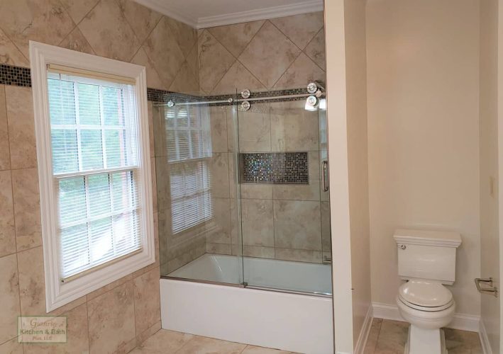 bathtub shower combination