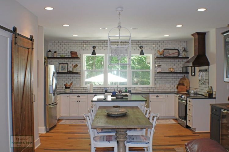 kitchen design with table