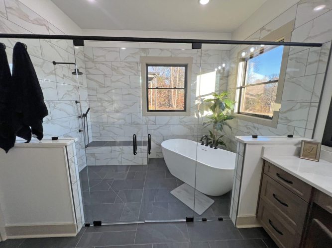 Bumpus Jones master bath design 1
