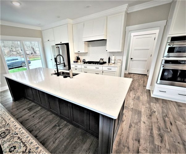 kitchen design with a large island