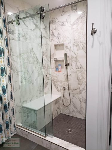 large shower design