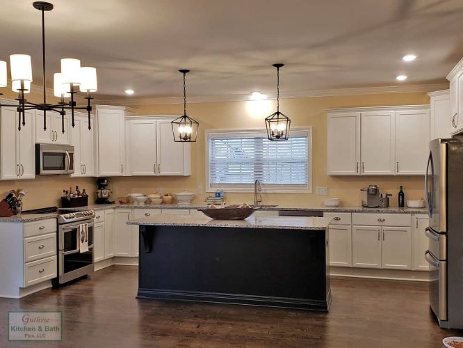 kitchen with island